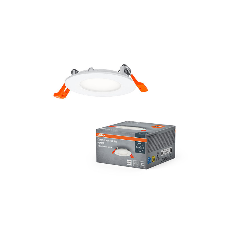 DOWNLIGHT SLIM LED 85MM 4000K 480LM LN