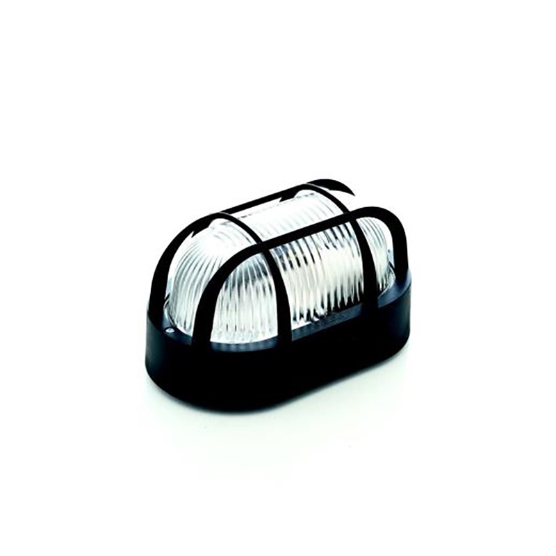 APLIQUE PARED OVAL NEGRO E27