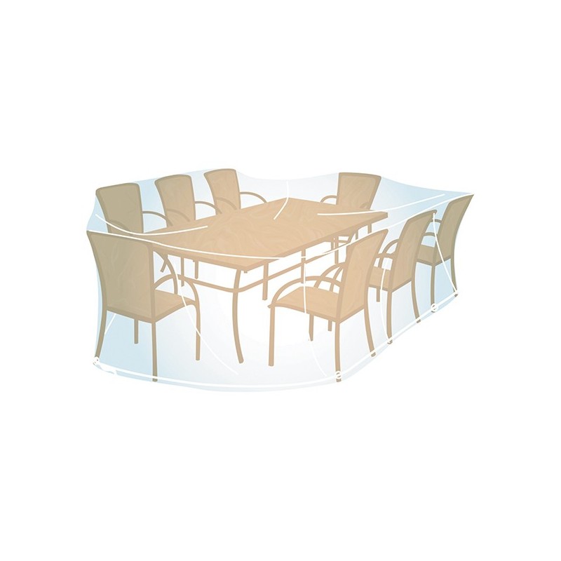 Funda  cubre  mesa  ovalada
