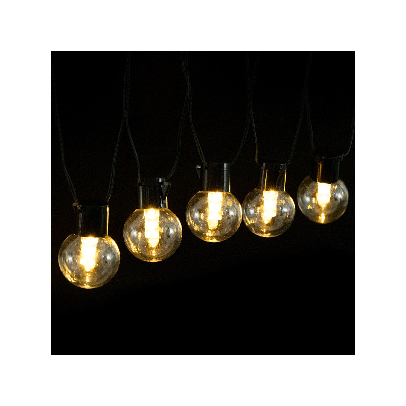 GUIRNALDA LUCES SOLARES COLUMNA BURBUJA G50