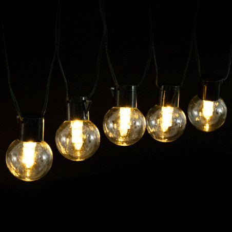 GUIRNALDA LUCES SOLARES COLUMNA BURBUJA G50