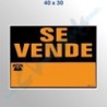 CARTEL  PLASTIFICADO  SE  VENDE