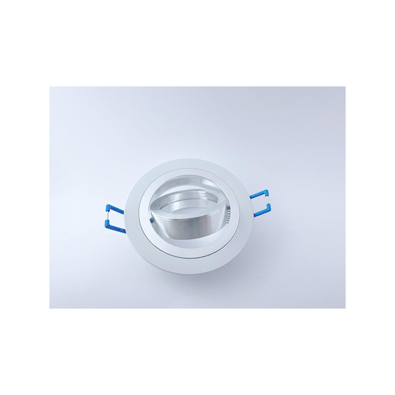 FOCO LED ORIENTAB REDOND GU10 BCO-CROMADO