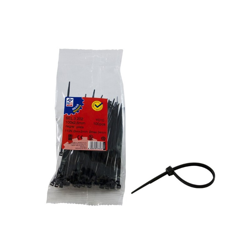 BRIDA  NYLON  NEGRA  B/100