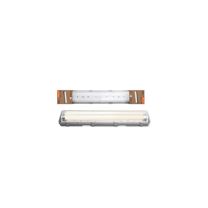 PANTALLA ESTANCA 120CM C/TUBO T8 3300LM 4000K LN