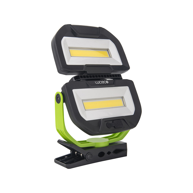 FOCO LED PLEGABLE 360 2500LM 6500K IP54 CON PINZA