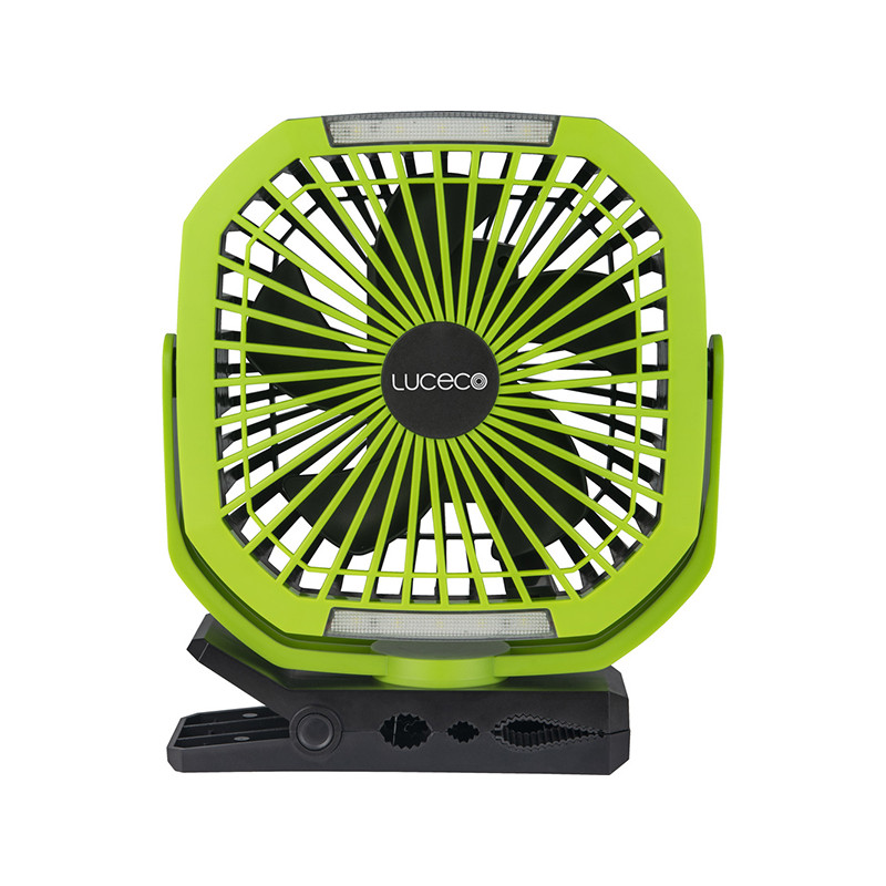 FOCO CON VENTILADOR DE TRABAJO RECARG CON PINZA