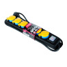BASE MULTIPLE 6T 16A 250V C/TAPA E INTER 3GX1,5