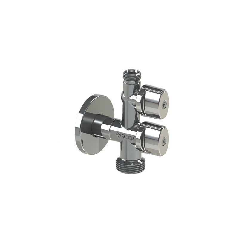 VALVULA  ESCUADRA  LAVADORA-LAVABO  VERTICAL