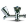 GRIFO  CURVO  DOBLE  LAVADORA