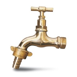 GRIFO  JARDIN  LATON  PULIDO  RACORD  MANGUERA