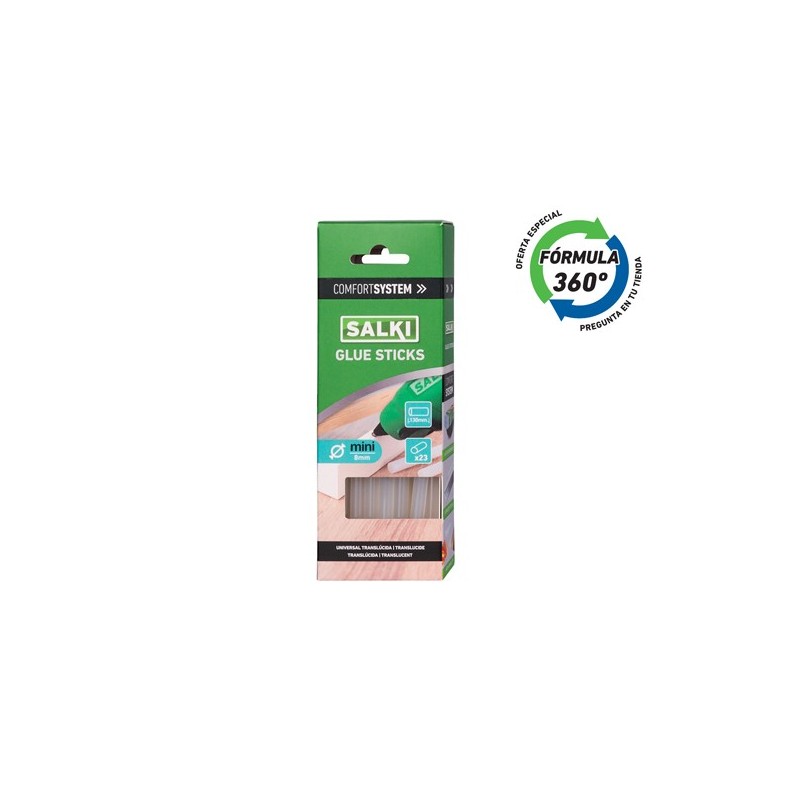 BARRAS  ADHESIVO  GLUE  STICKS  MINI  TRANSLUCIDAS