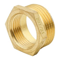 TUERCA  REDUCCION  LATON  ROSCADO  M-H