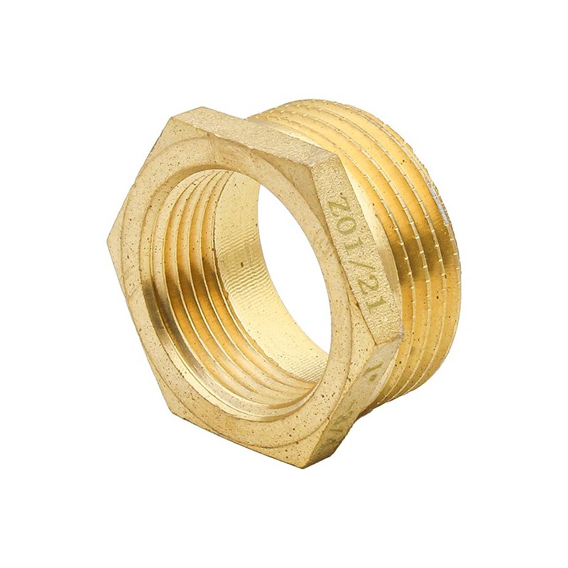 TUERCA  REDUCCION  LATON  ROSCADO  M-H