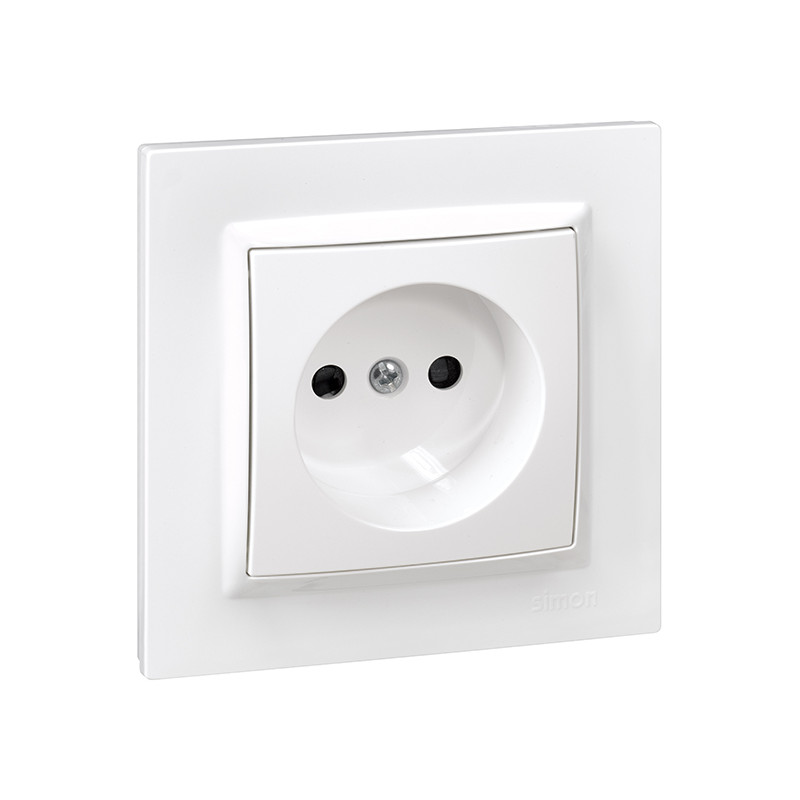 BASE ENCHUFE EMPOTRAR BLANCO BIPOLAR SIN TT