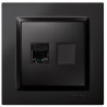 TOMA RJ45 CAT 5E NEGRO