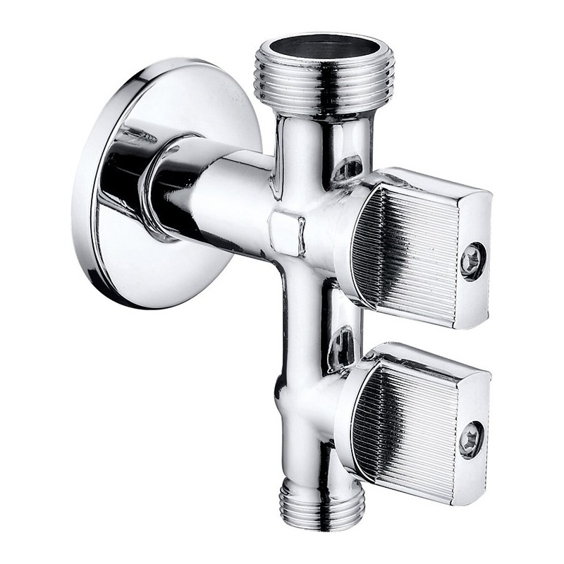 VALVULA  ESCUADRA  LAVADORA-LAVABO  VERTICAL