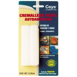 CREMALLERA  TEXTIL  NEGRA