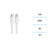 CABLE CONEX USB-C / USB-C 60W 3A SILICONA