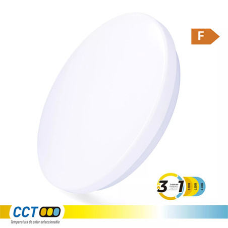 PLAFON LED REDONDO SUPERF. 3CCT 1820lm 33CM
