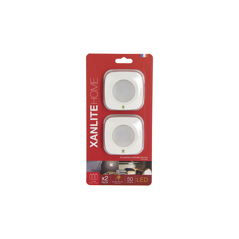 JUEGO 2 LUCES DE ACENTO TACTILES 50 LUMENES