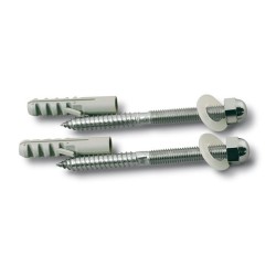 TORNILLO  P/INODORO  INOX  JGO  2