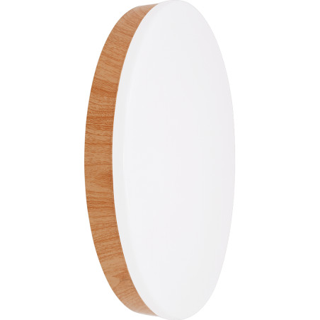 PLAFON LED DECORATIVO IP54 1400LM MADERA 15W