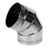 CODO  ESTUFA  GALVANIZADO  70º