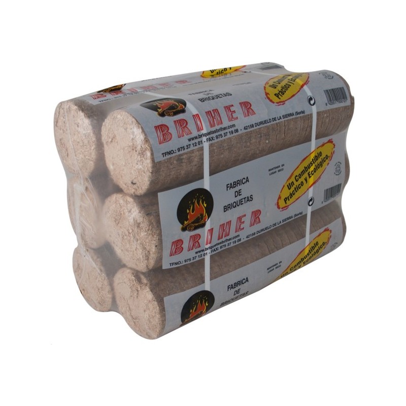 BRIQUETA  COMBUSTIBLE  COMPACTA