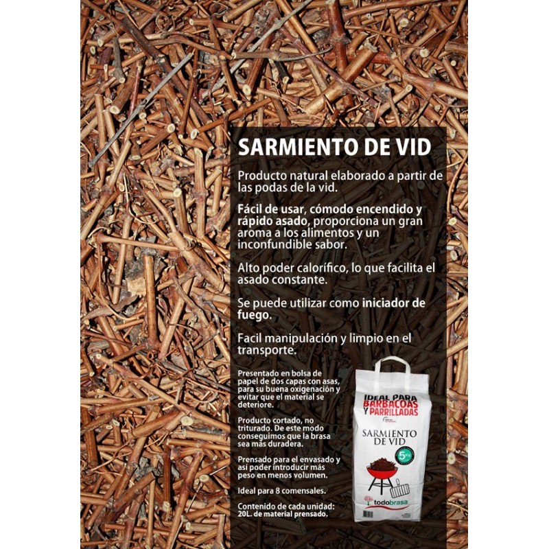 SARMIENTO  DE  VID  100%  NATURAL
