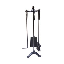 KIT  DE  CHIMENEA  NEGRO  3  PIEZAS  -  EDM