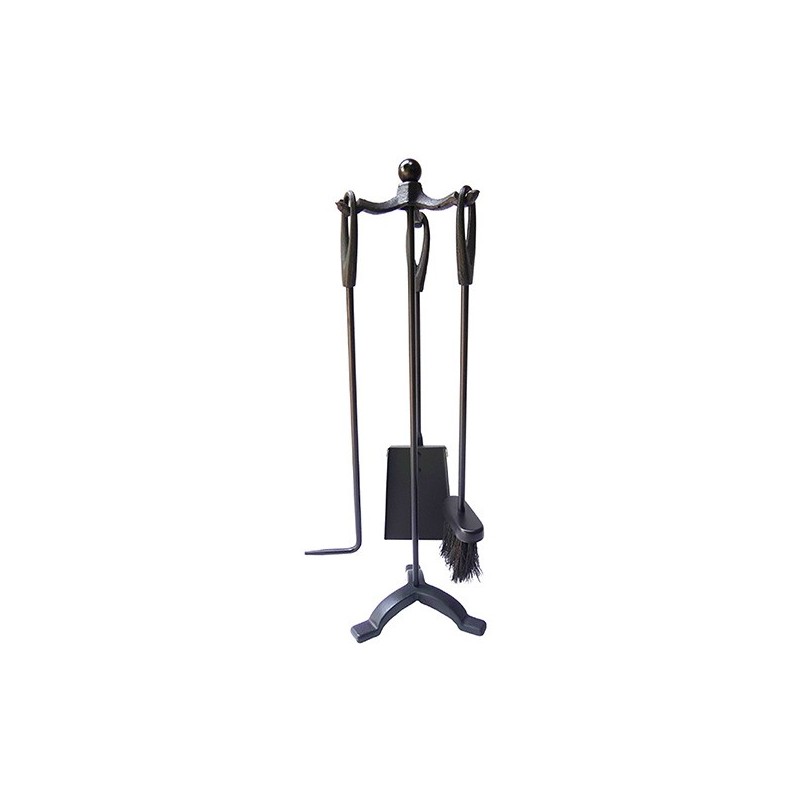 KIT  DE  CHIMENEA  NEGRO  3  PIEZAS  -  EDM