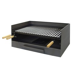 CAJÓN  BARBACOA  CON  PARRILLA  INOX