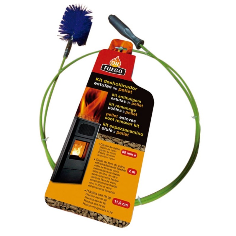 DESHOLLINADOR  MECÁNICO  PARA  ESTUFAS  DE  PELLET