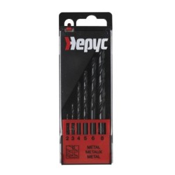 ESTUCHE  5  BROCAS  HSS