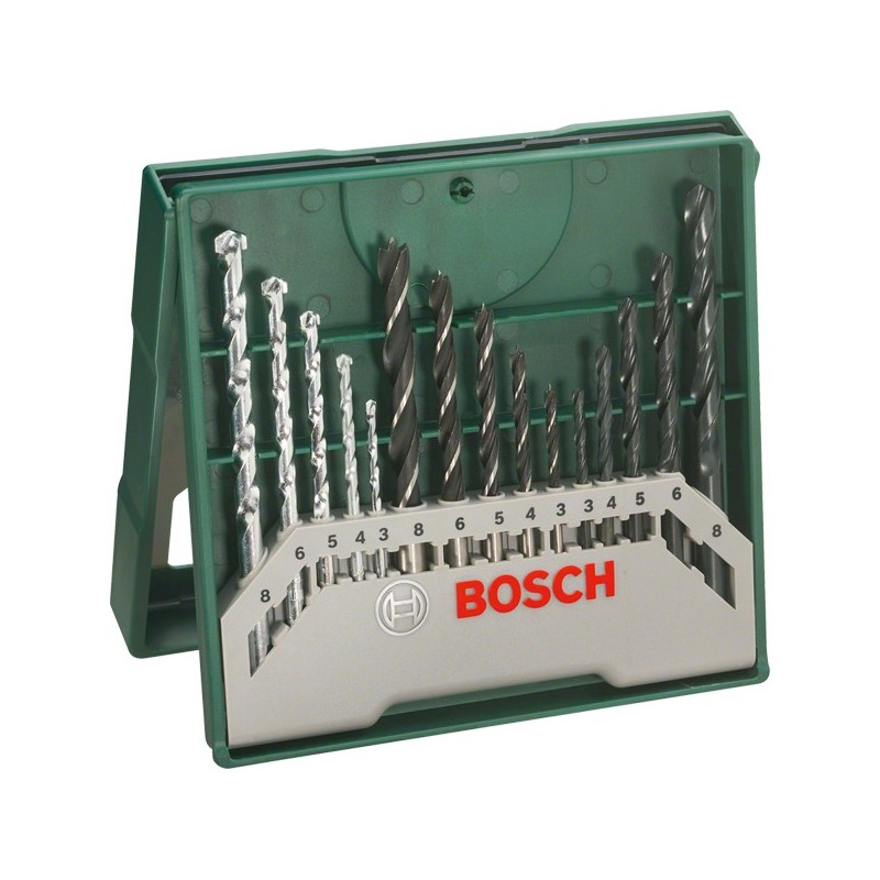 JUEGO  DE  15  BROCAS  MINI  X-LINE  BOSCH