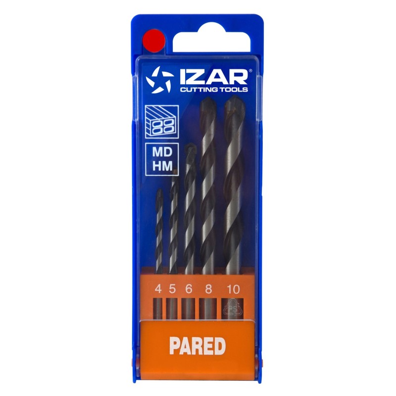 JUEGO  BROCAS  PARED  STANDARD  IZAR