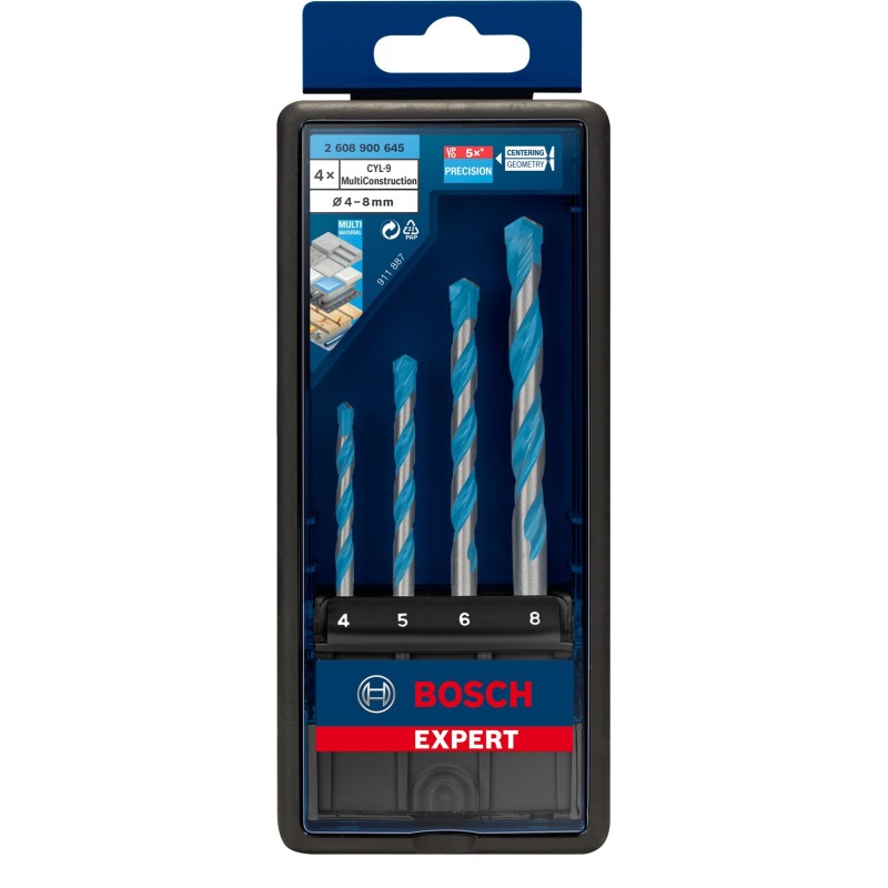 SET  ROBUSTLINE  CON  4  BROCAS  EXPERT  CYL-9  BOSCH