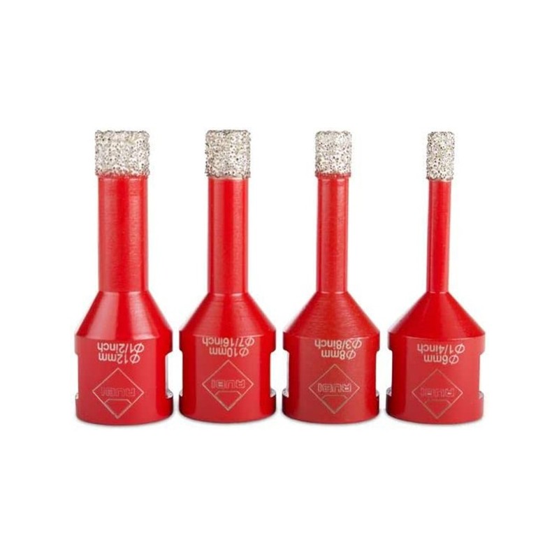 JUEGO  BROCAS  DE  DIAMANTE  DRYGRES  RUBI