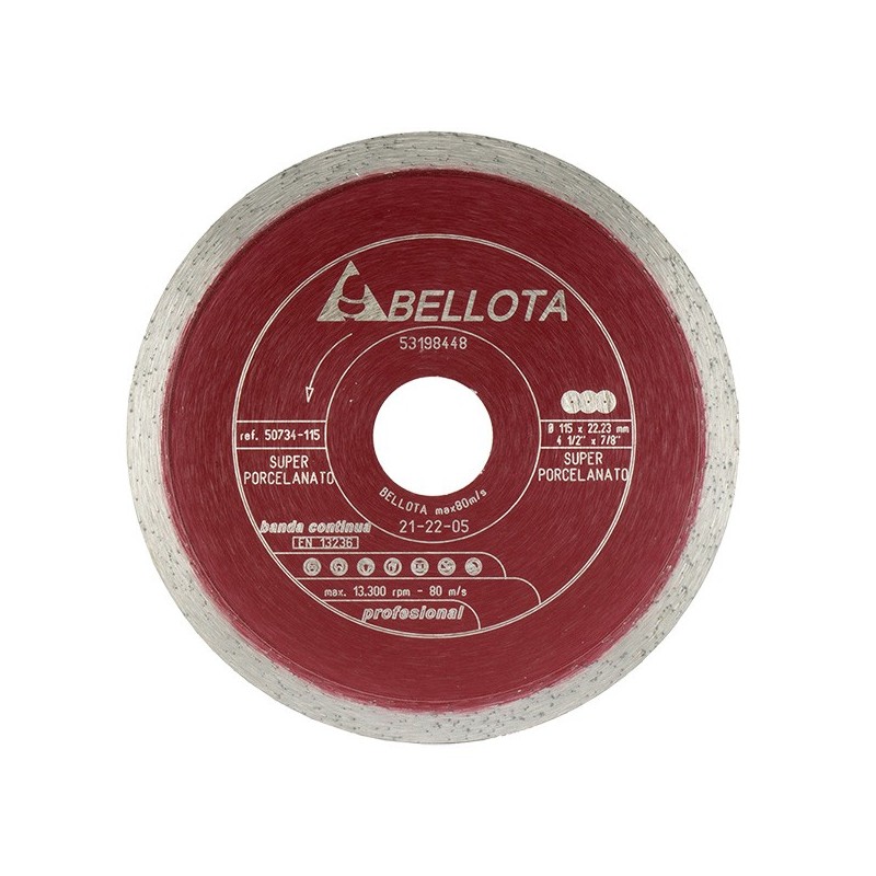 DISCO  DIAMANTE  PORCELANATO  BELLOTA