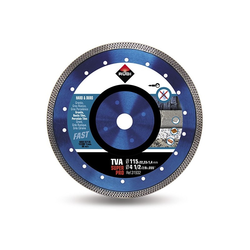 DISCO  DIAMANTE  TVA  115  SUPERPRO  RUBI