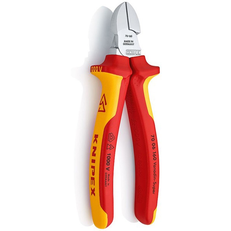 ALICATES  DE  CORTE  DIAGONAL  VDE  AISLADOS  1.000  V  KNIPEX