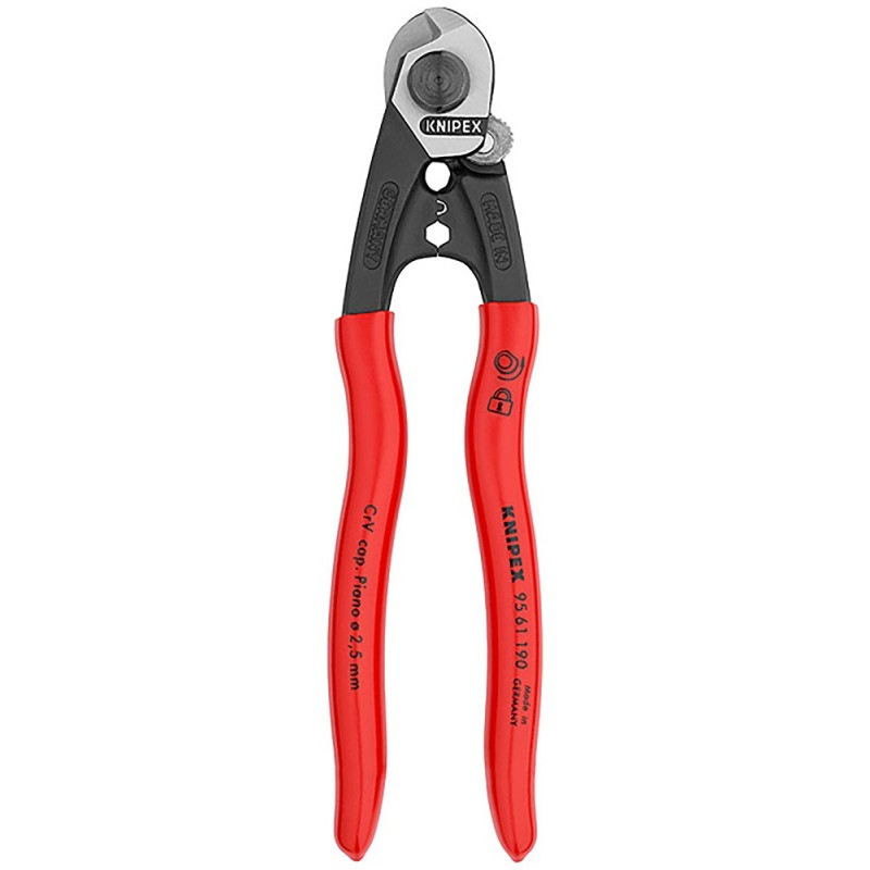CORTACABLES  PARA  CABLE  TRENZADO  KNIPEX