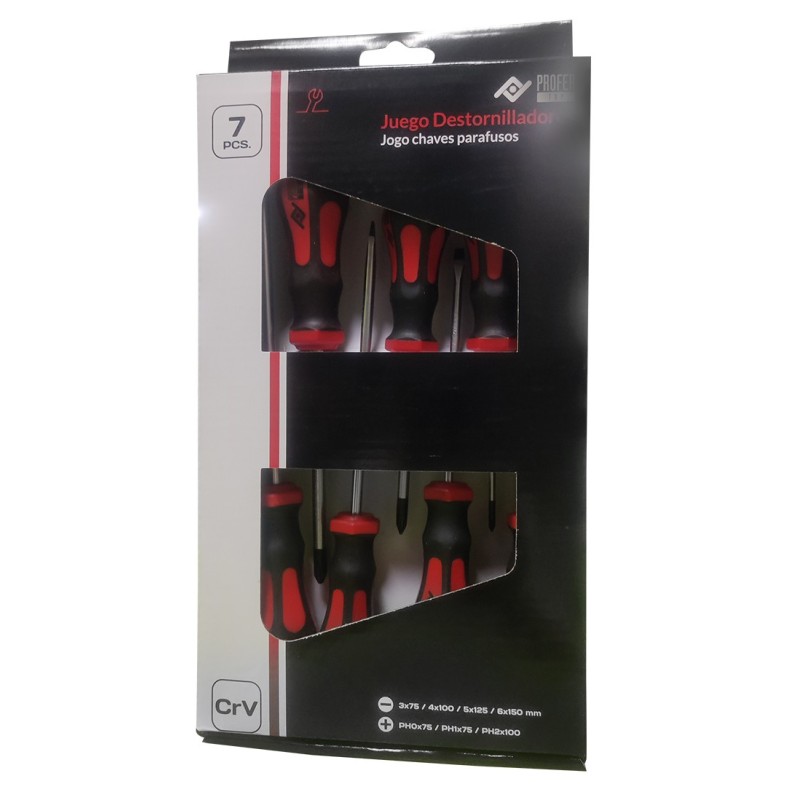 DESTORNILLADOR  JGO  7  PZ  PL/PH