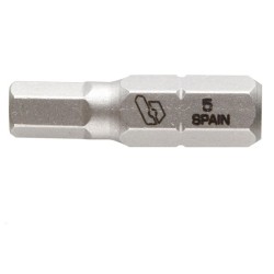 PUNTA  HEXAGONAL  2X25  MM  5  UD