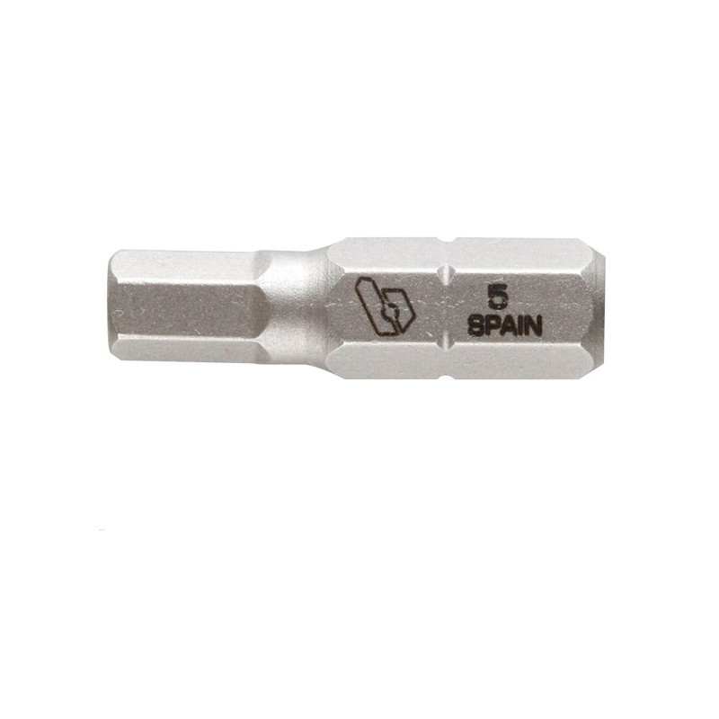 PUNTA  HEXAGONAL  2X25  MM  5  UD