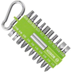 SET  LLAVERO  CON  21  UNIDADES  PARA  ATORNILLAR  BOSCH