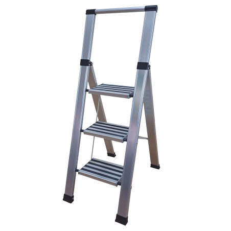 ESCALERA DOMESTICA ALU 2 PELDAÑOS