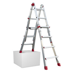 ESCALERA TELESC MULTIUSO 8+8