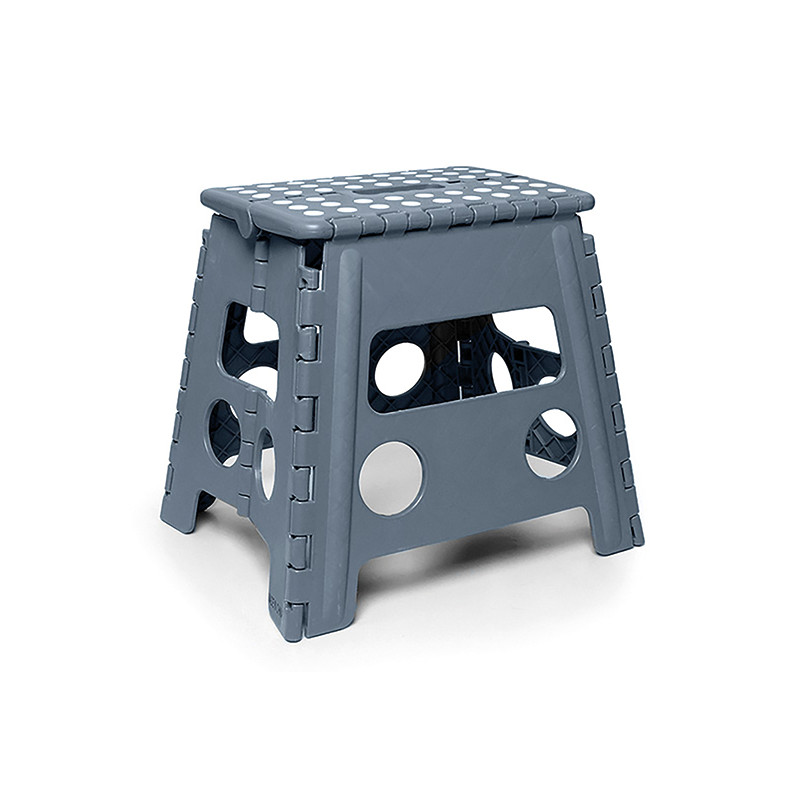 TABURETE MULTIUSO PLEGABLE GRIS